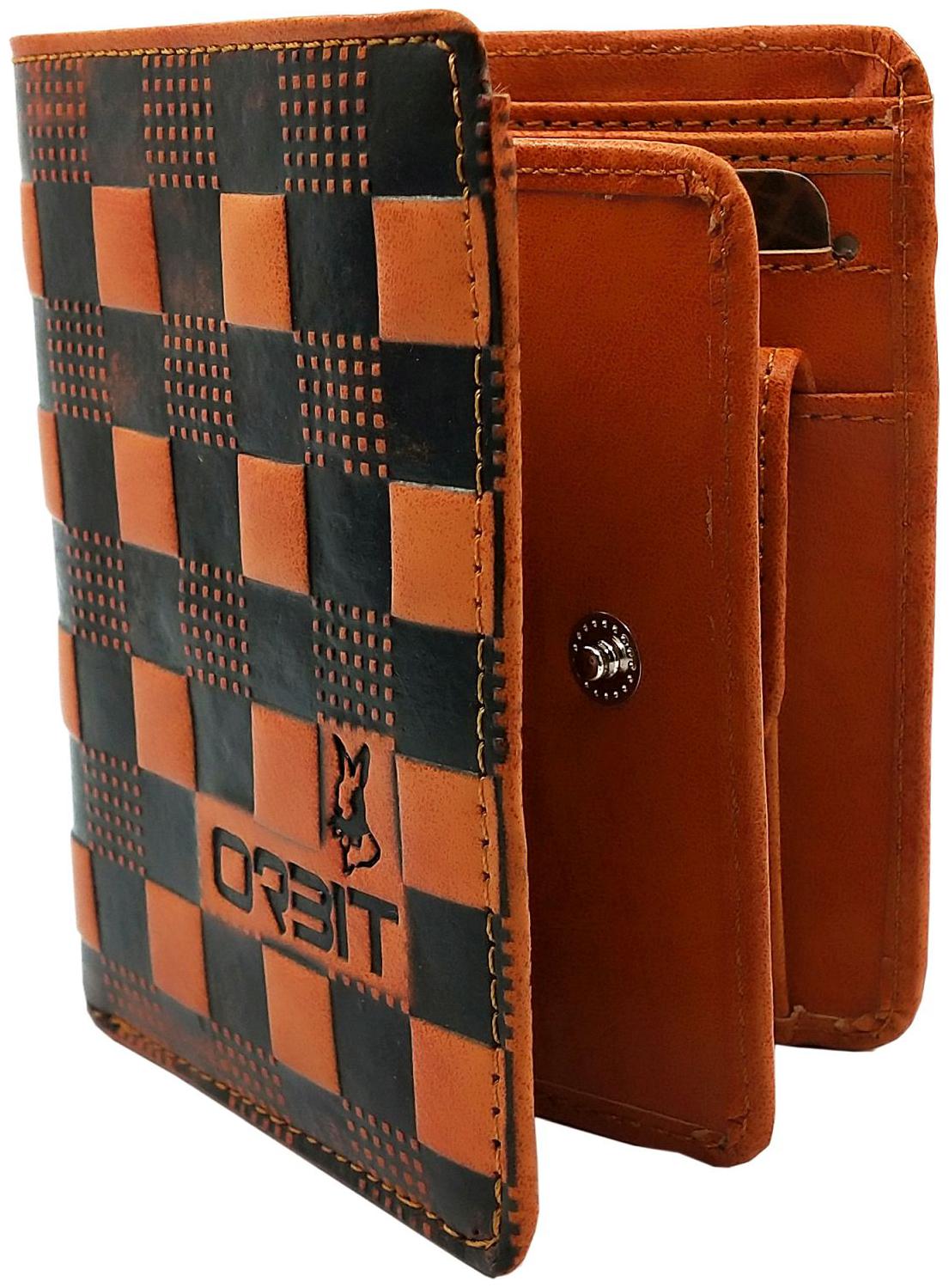 

Els Men Tan Synthetic leather Tri Fold Wallet ( Pack of 1 )