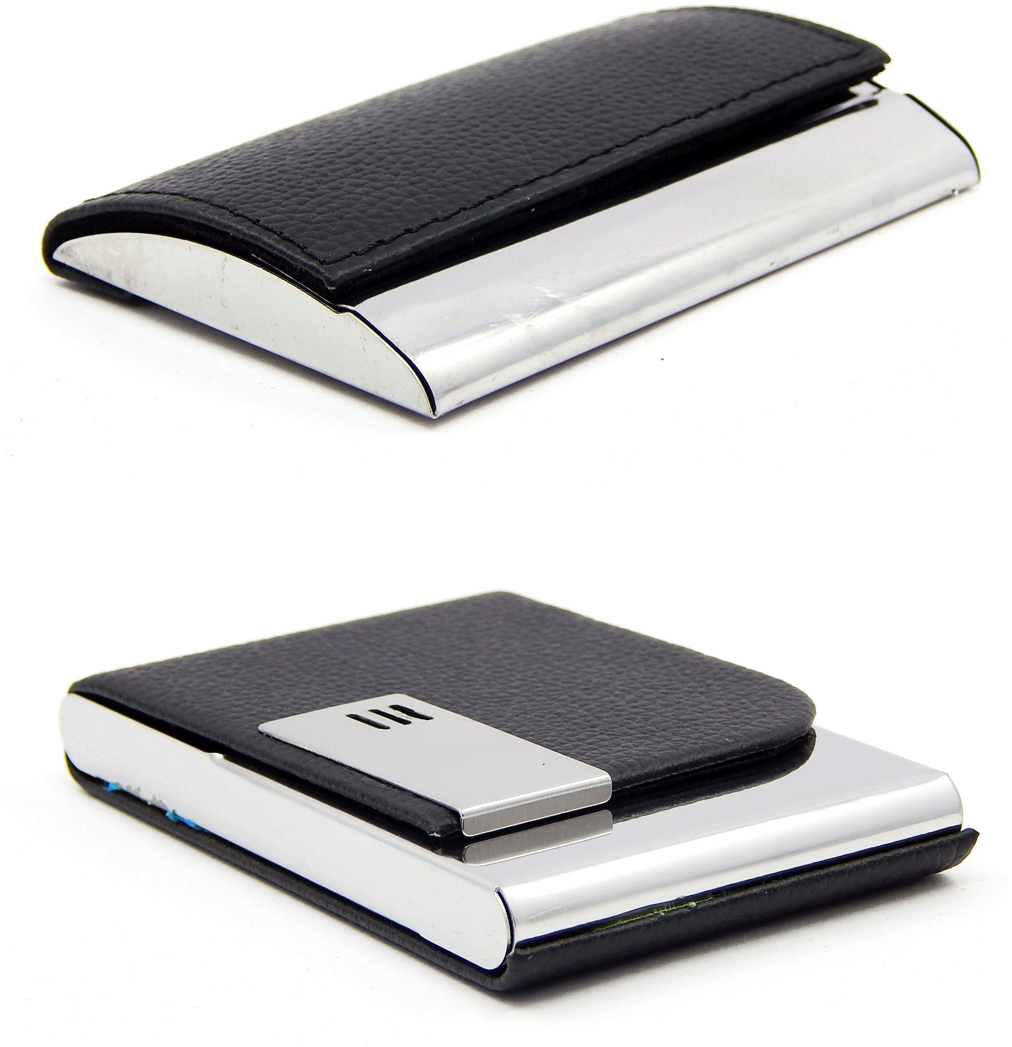 

Orbit Men Faux leather Card holder - Black Pack of 2
