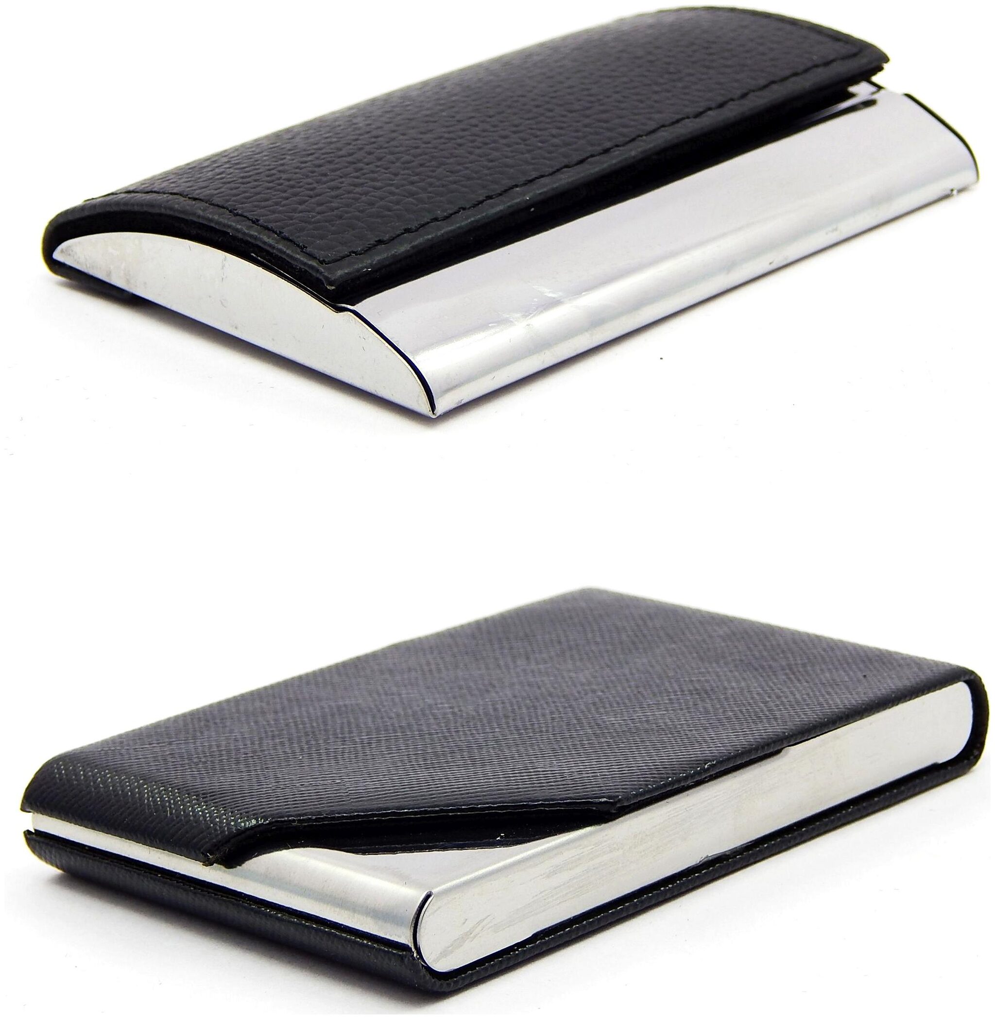 

Orbit Men Faux leather Card holder - Black Pack of 2