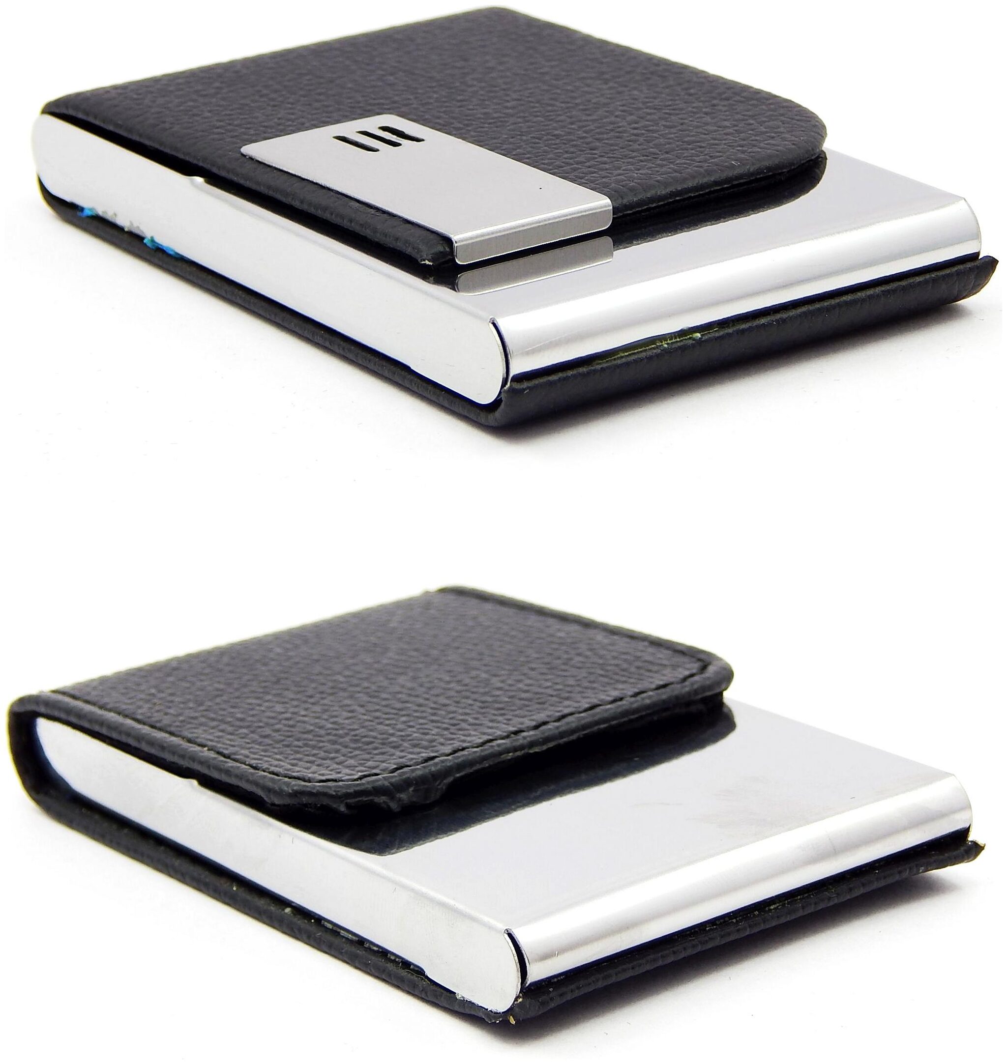 

Orbit Men Faux leather Card holder - Black Pack of 2