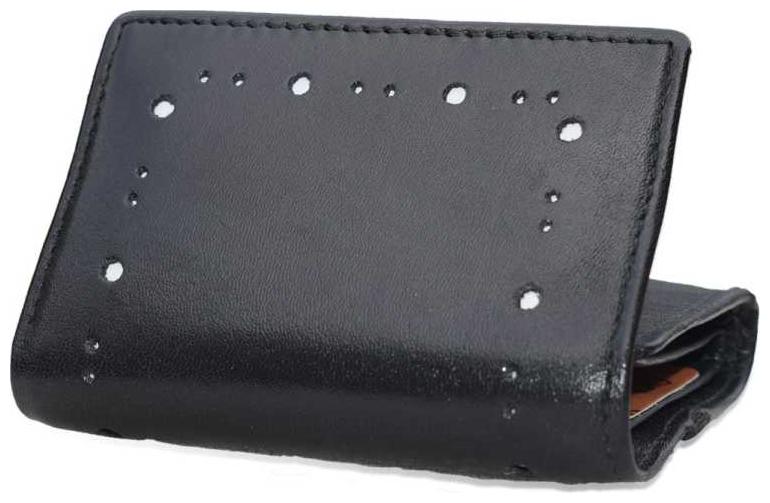 

Ox Rodeo Men Black Leather Bi-Fold Wallet ( Pack of 1 )