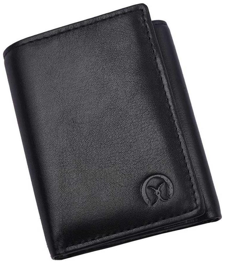 

Ox Rodeo Men Black Synthetic leather Tri Fold Wallet ( Pack of 1 )