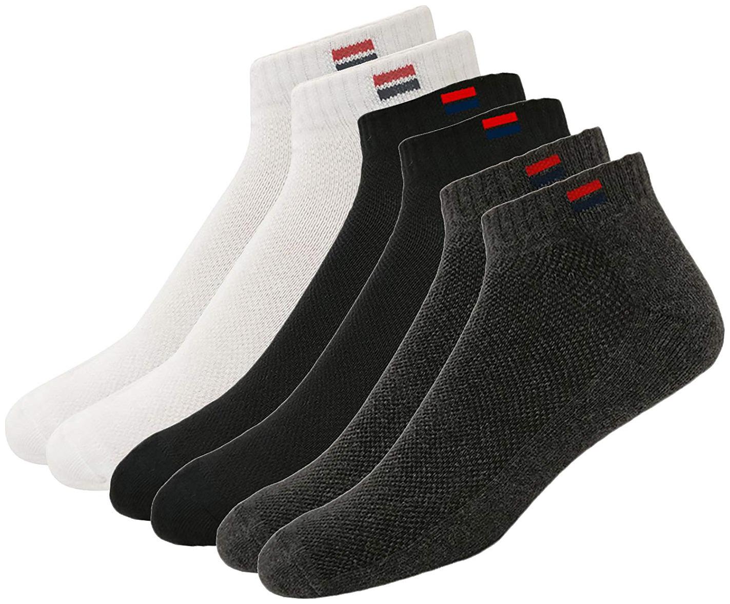 

Pack of 3 Men s Cotton Socks (Assorted color and design )