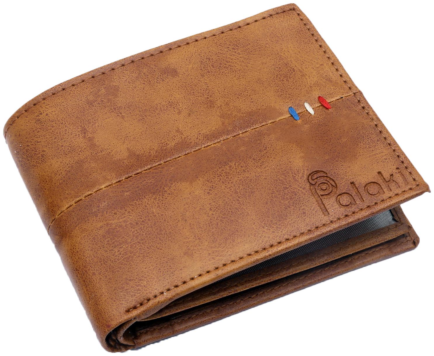 

Palaki Men Brown Leather Bi-Fold Wallet ( Pack of 1 )