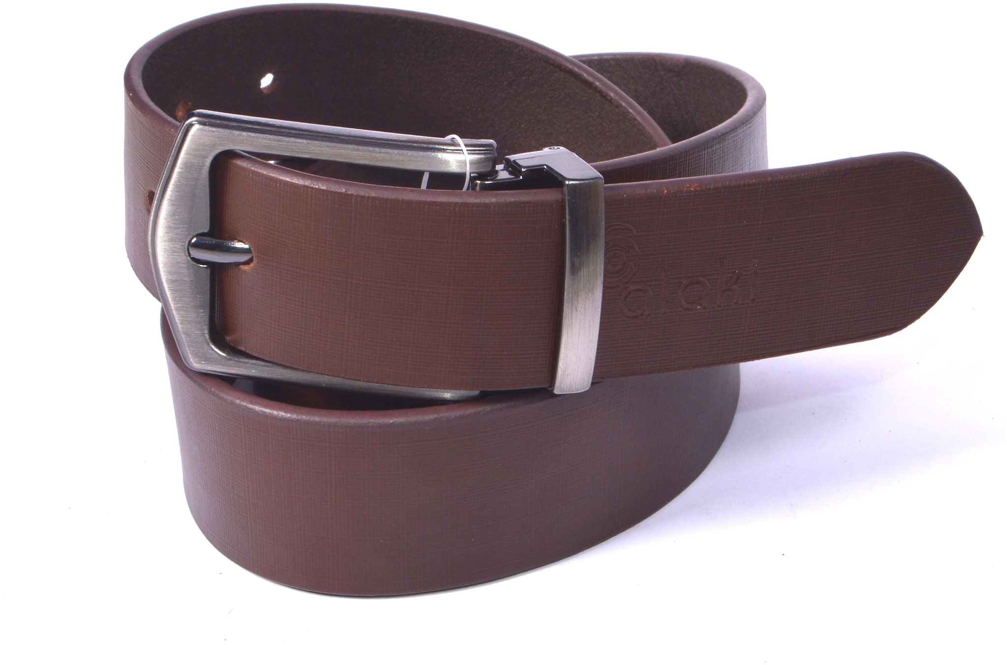 

Palaki Online Services Brown Pure Leather Belt for Men