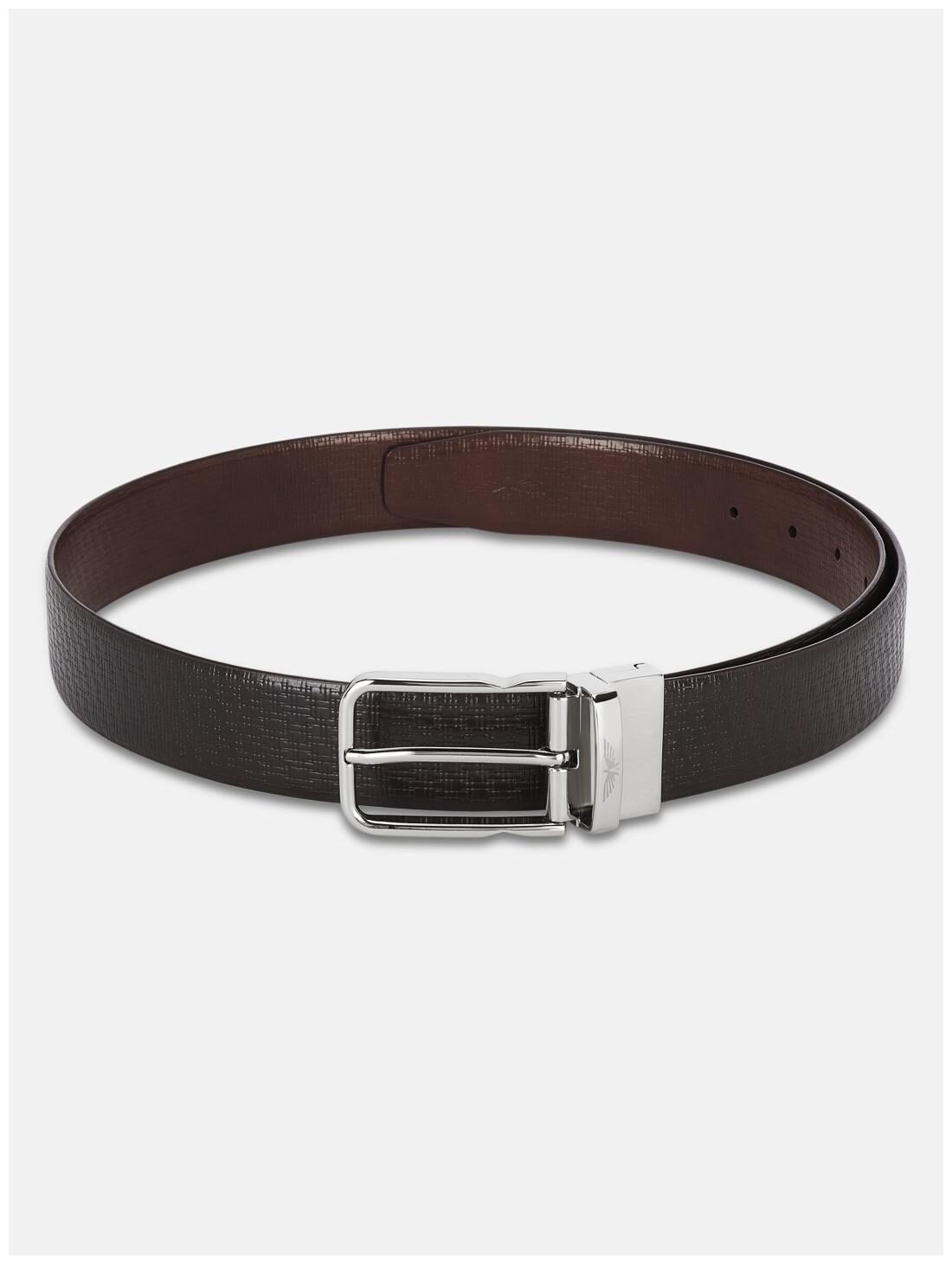 

Park Avenue Men Brown Reversible Leather Belt (Size 40 Pack of 1 )