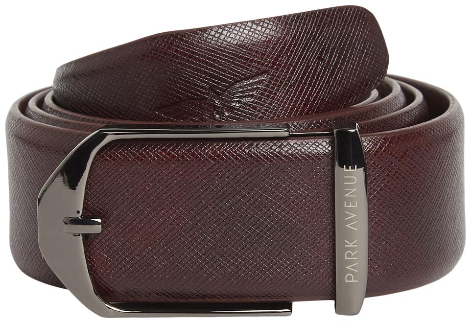 

Park Avenue Leather Maroon Belt For Men
