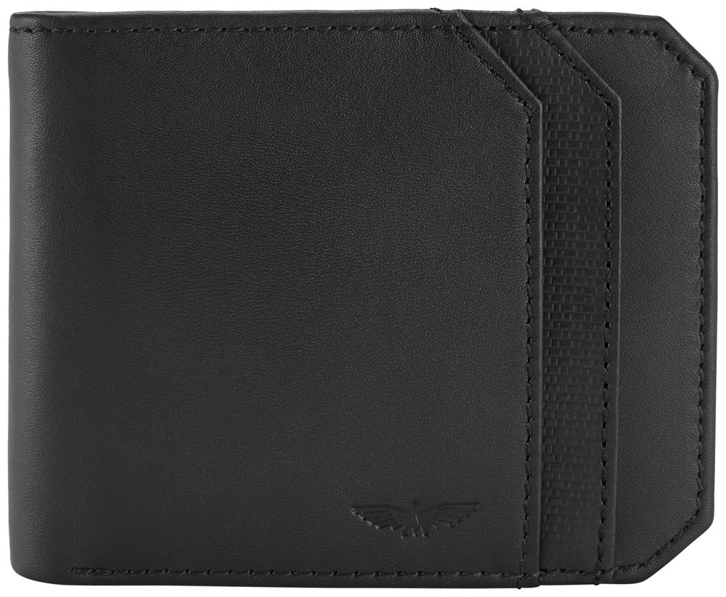 

Park Avenue Men Black Leather Bi-Fold Wallet ( Pack of 1 )