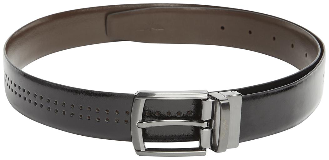 

Park Avenue Solid Black Leather Belt