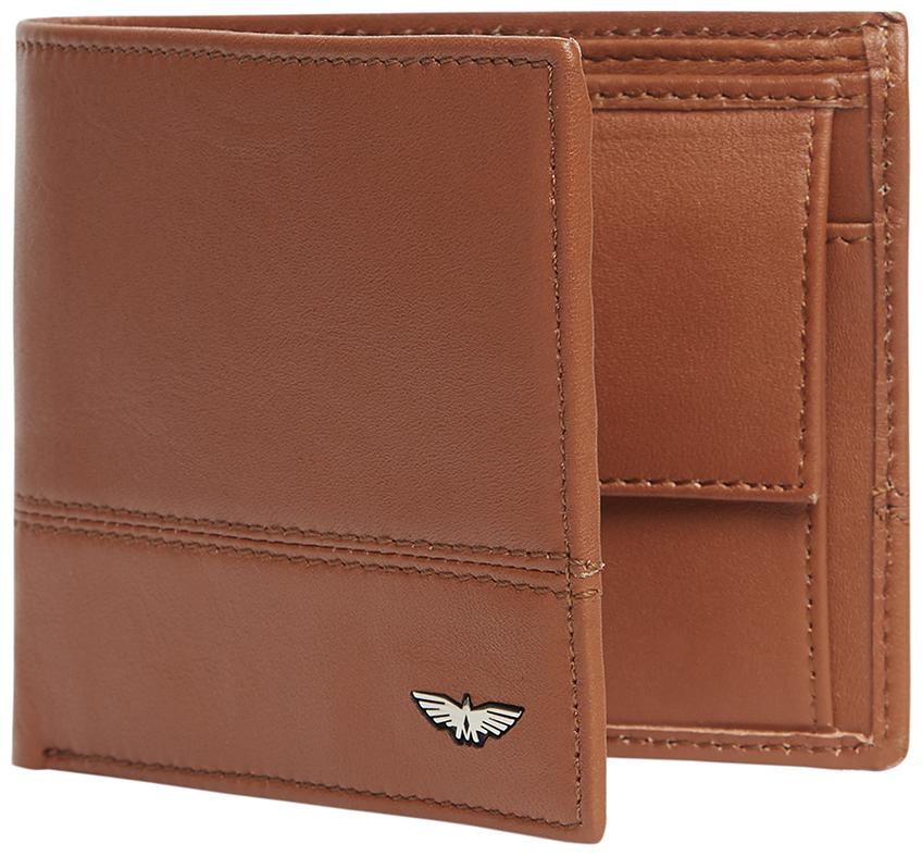 

Park Avenue Men Brown Leather Bi-Fold Wallet ( Pack of 1 )