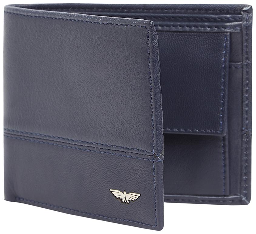 

Park Avenue Men Blue Leather Bi-Fold Wallet ( Pack of 1 )