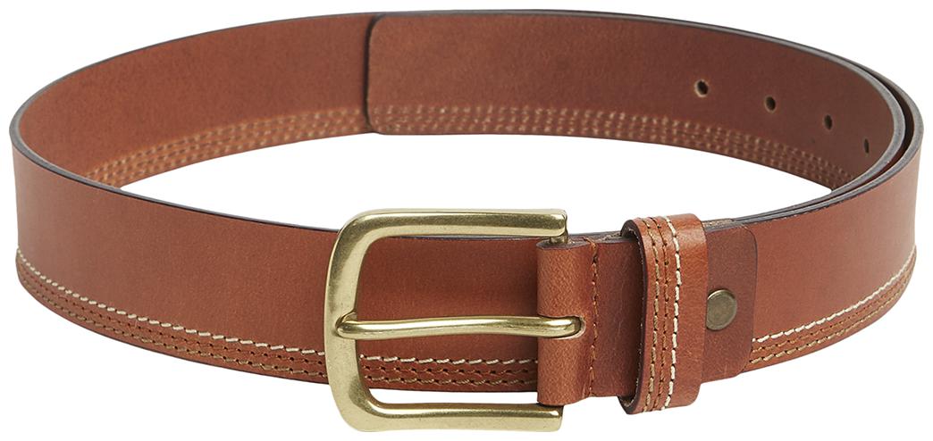 

Park Avenue Solid Brown Leather Belt