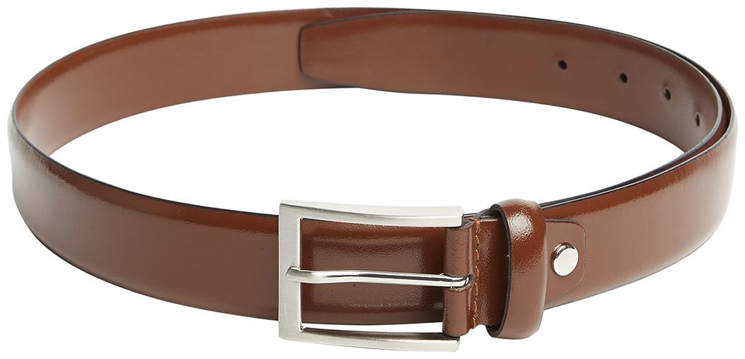 

Park Avenue Solid Brown Leather Belt