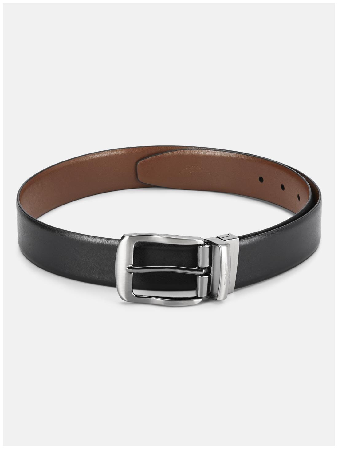 

Park Avenue Men Black Reversible Leather Belt (Size 36 Pack of 1 )