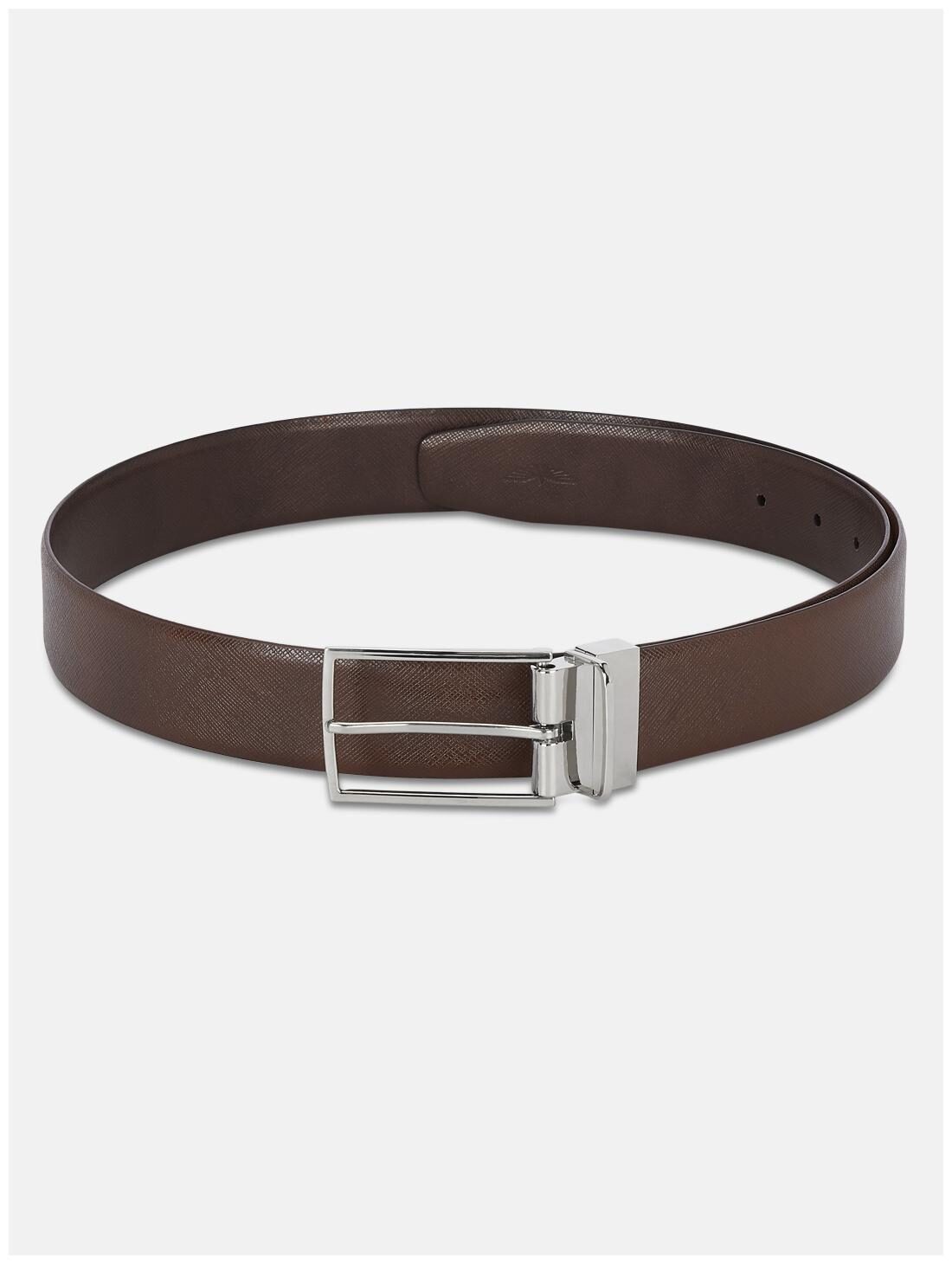 

Park Avenue Men Brown Reversible Leather Belt (Size 38 Pack of 1 )