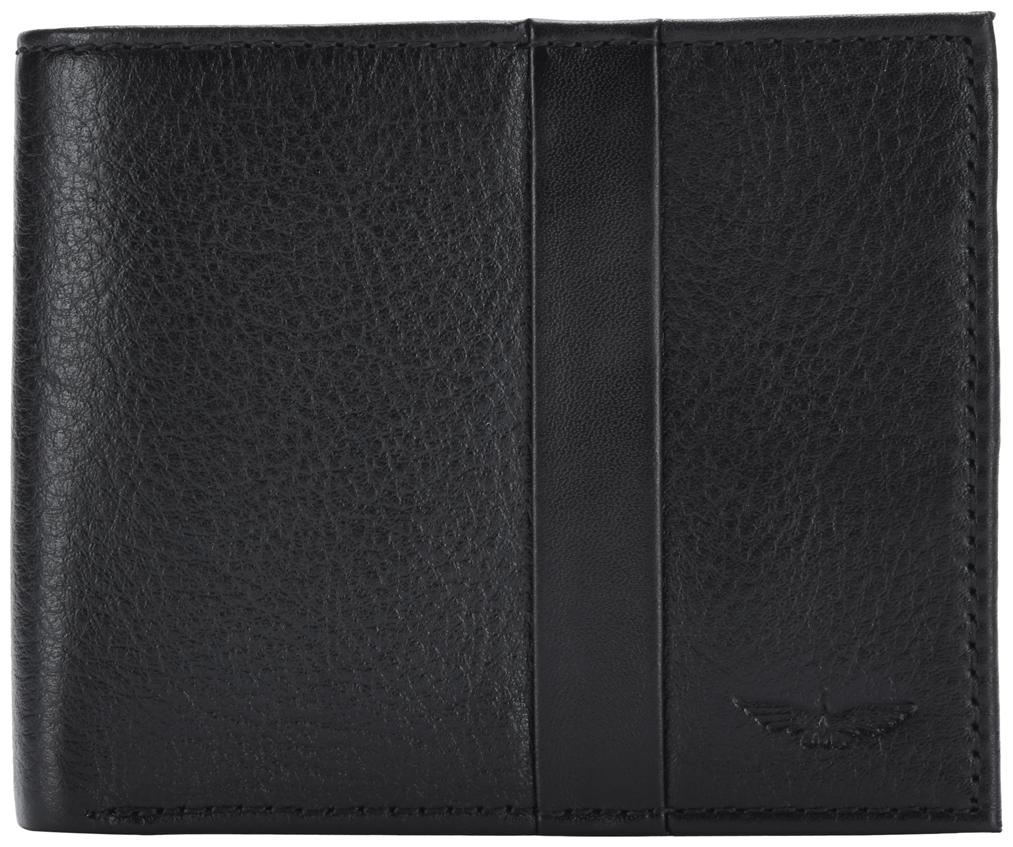 

Park Avenue Men Black Leather Bi-Fold Wallet ( Pack of 1 )