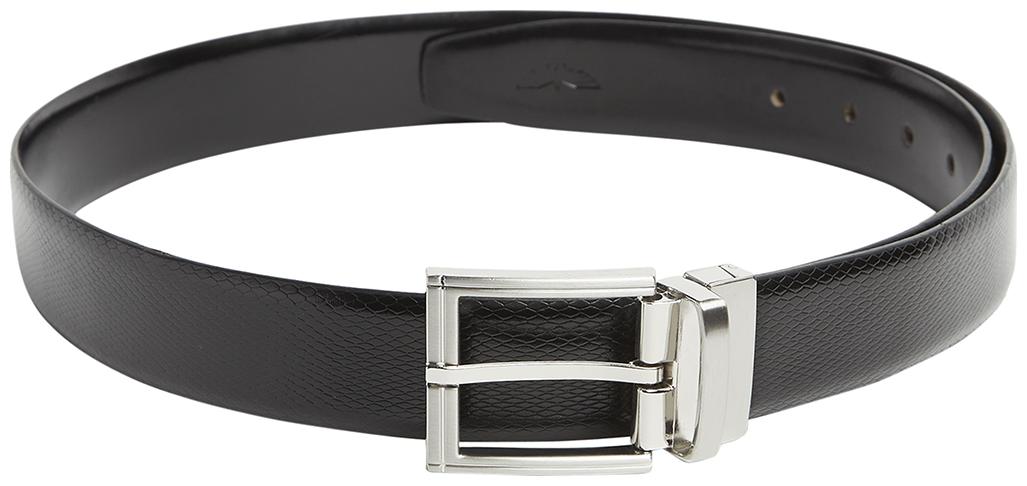 

Park Avenue Solid Black Leather Belt
