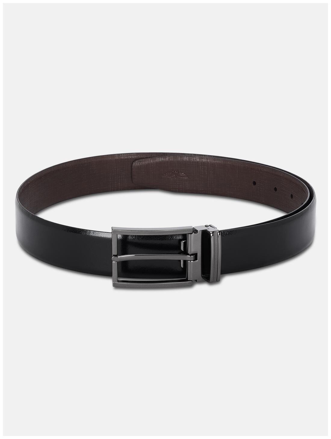 

Park Avenue Men Black Reversible Leather Belt (Size 36 Pack of 1 )