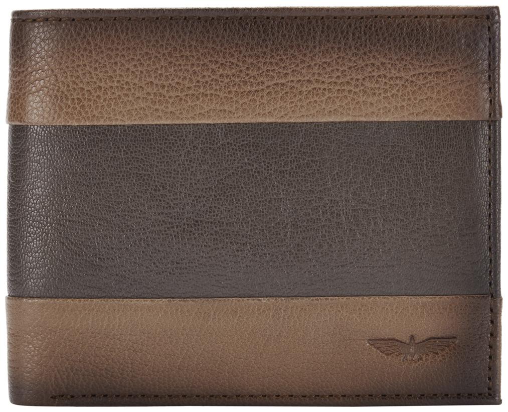 

Park Avenue Men Brown Leather Bi-Fold Wallet ( Pack of 1 )