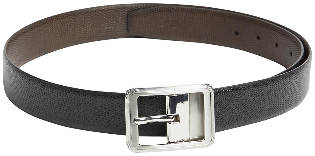 

Park Avenue Solid Black Leather Belt
