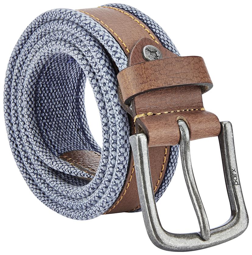 

Parx Dark Brown Cotton Blend Belts