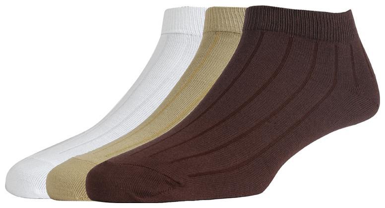 

Peter England Men s Cotton Ankle Length Socks (Pack of 3)