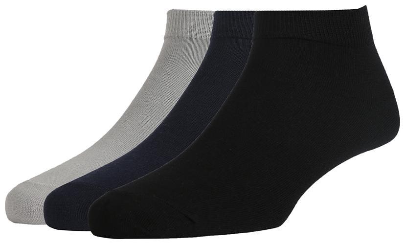 

Peter England Men s Cotton Ankle Length Socks (Pack of 3)