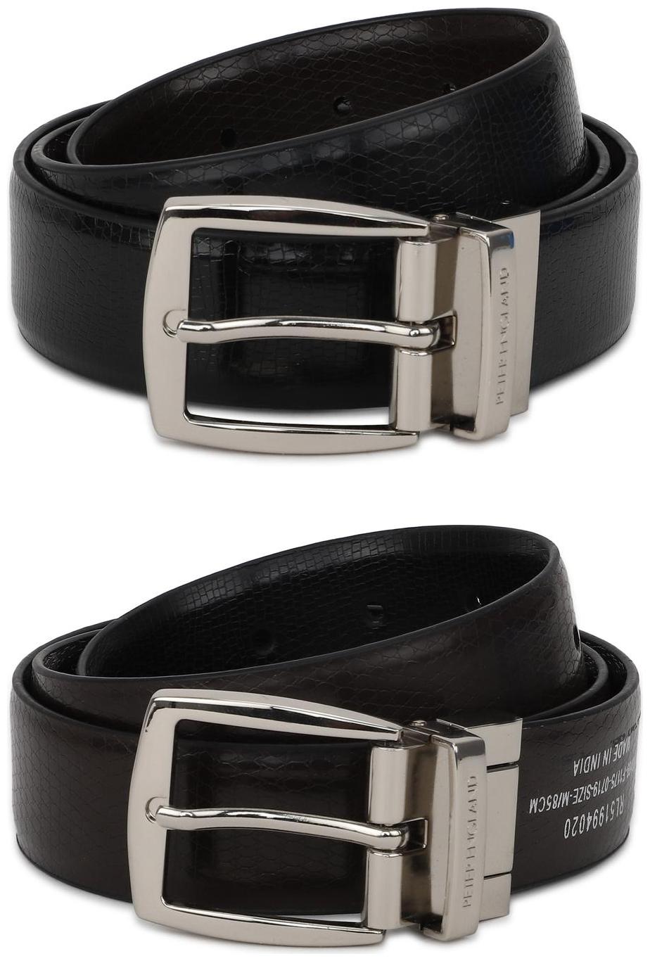 

Peter England Black Reversible Belt
