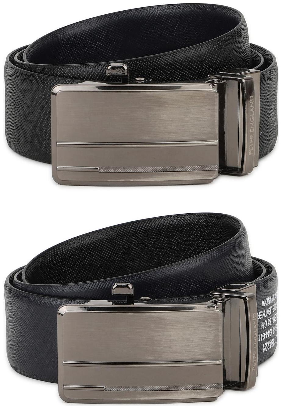 

Peter England Black Reversible Belt