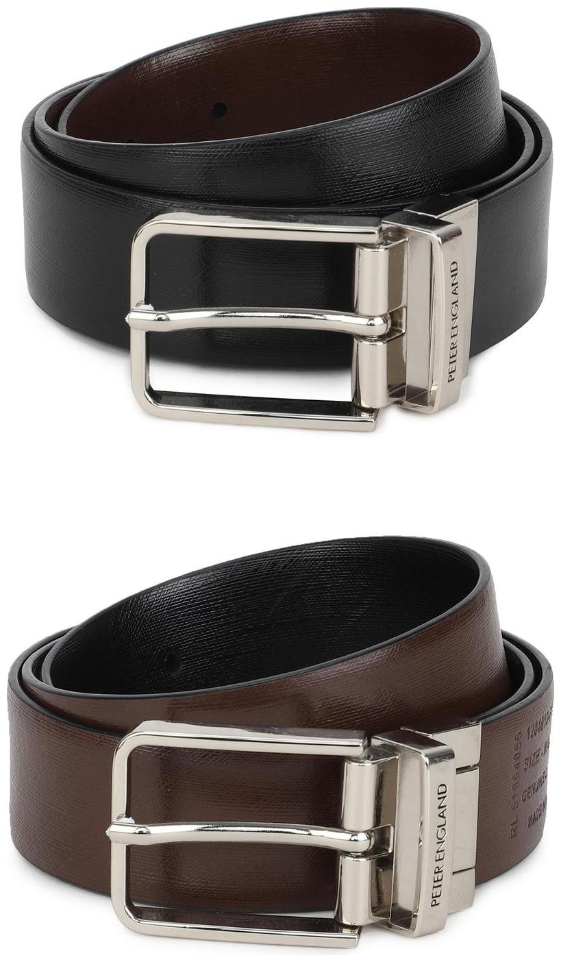 

Peter England Leather Casual Belt For Men