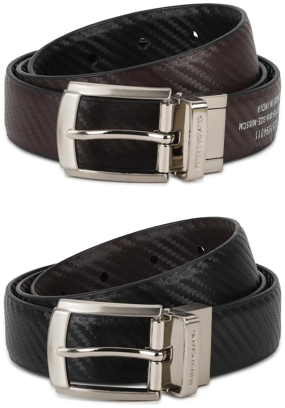 

Peter England Black Reversible Belt