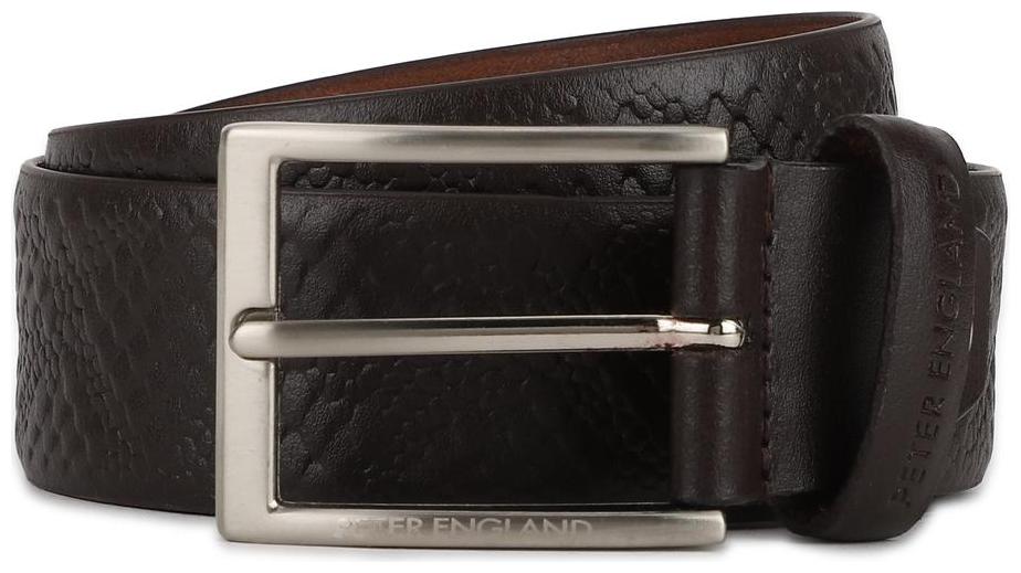 

Peter England Leather Brown Casual Belt For men
