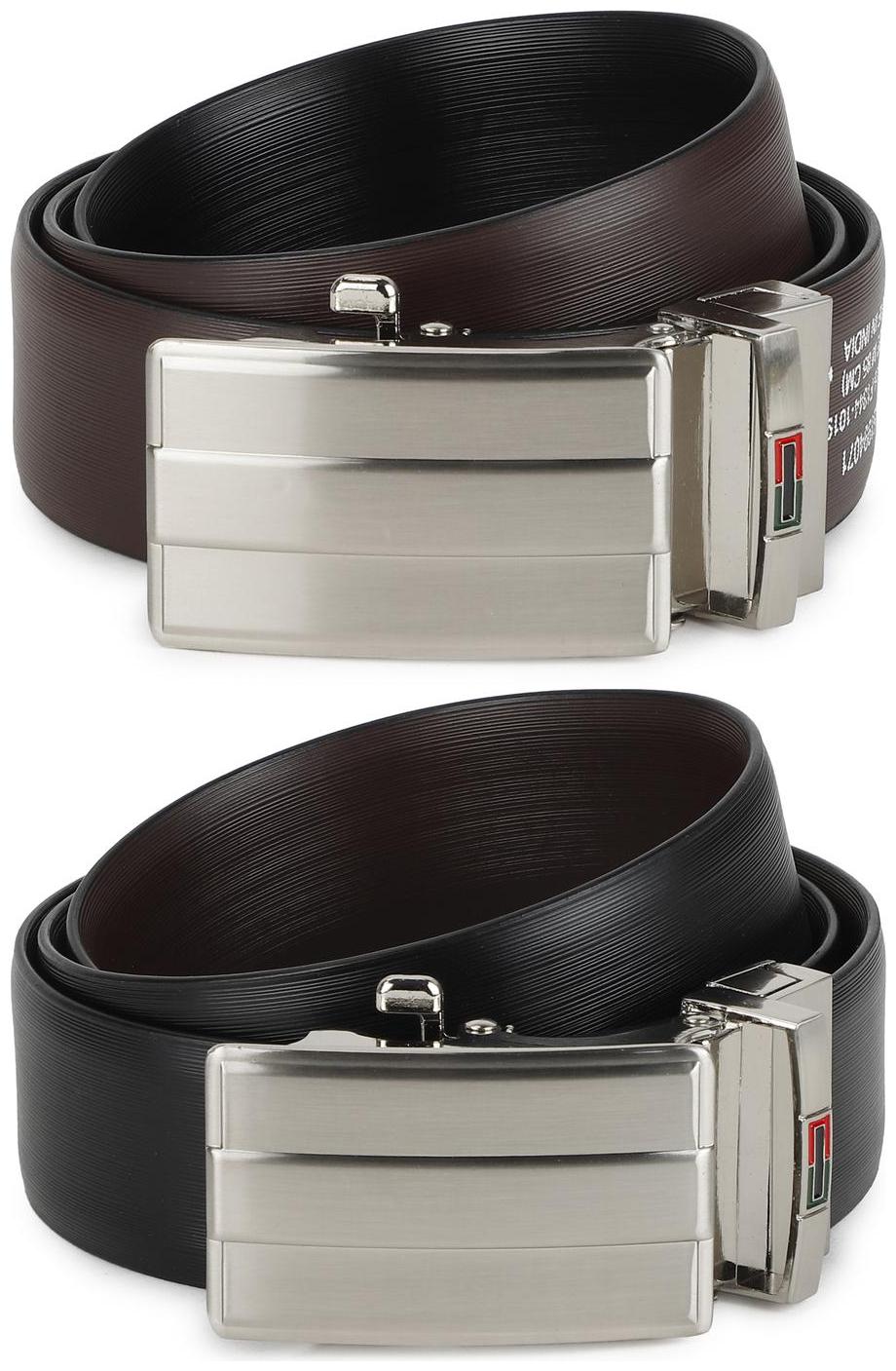 

Peter England Black Reversible Belt For Men