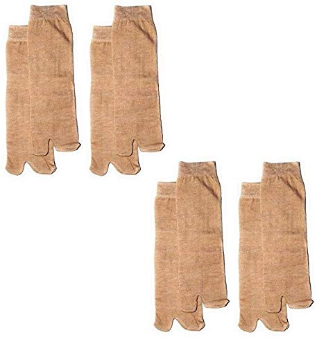 

Pinkit Beige Ankle Length Socks For Women
