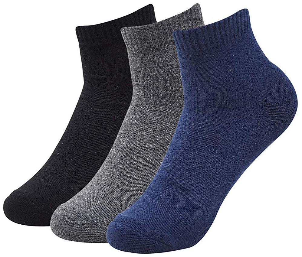 

PINKIT Multi Cotton Ankle length socks ( 3 pairs )