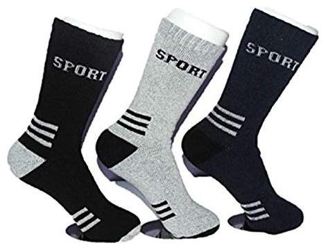 

PINKIT Multi Cotton Crew length socks ( 3 pairs )
