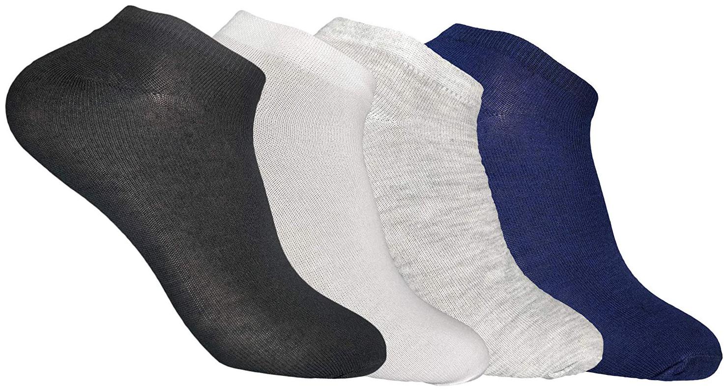 

Pinkit Multi Cotton Ankle length socks ( Pack of 4 )