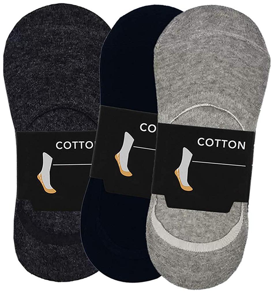 

PINKIT Multi Cotton No show socks ( 3 pairs )