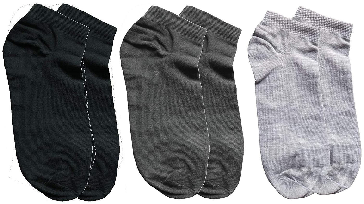 

PINKIT Multi Cotton Ankle length socks ( 3 pairs )