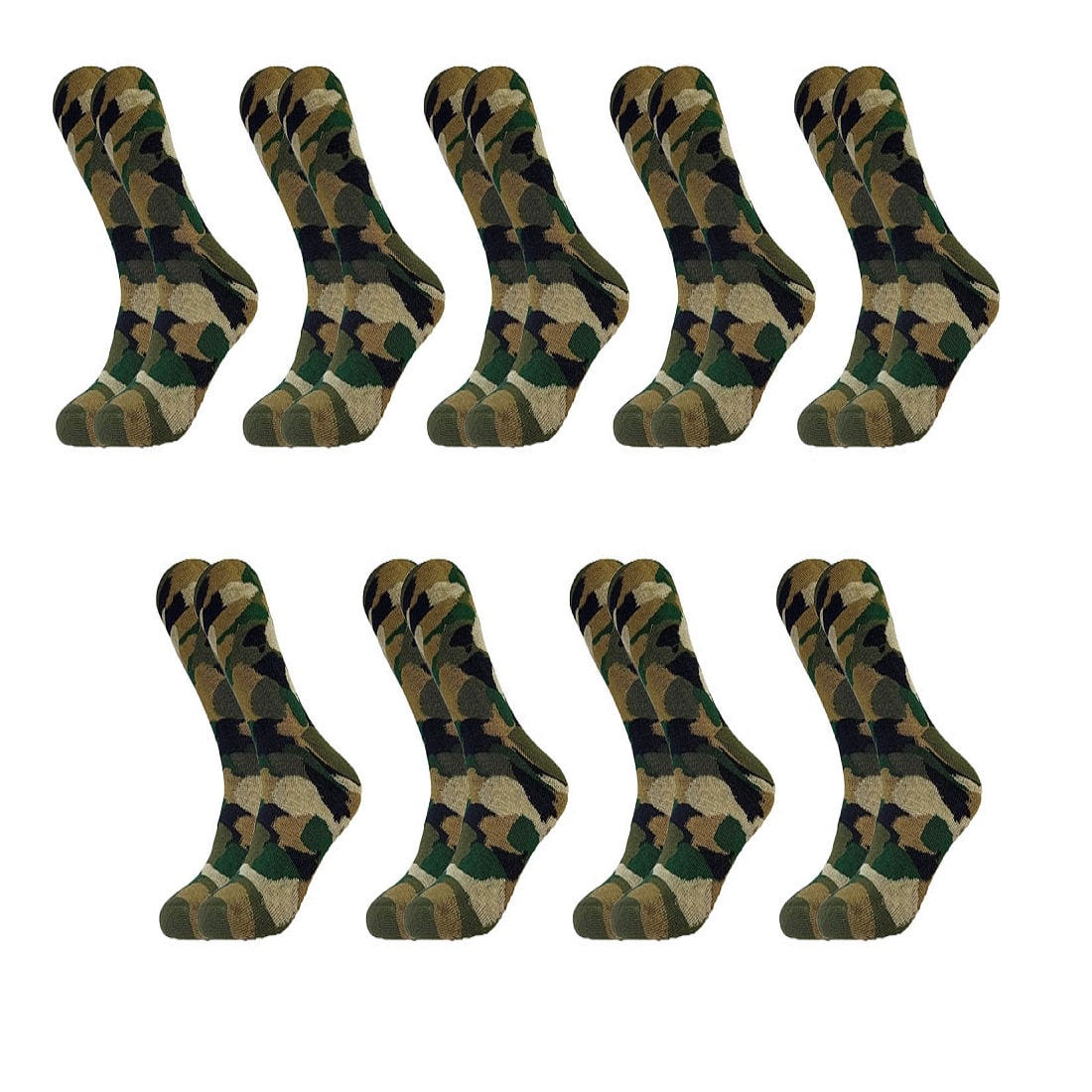 

Pinkit Multi Wool Calf length socks ( Pack of 9 )