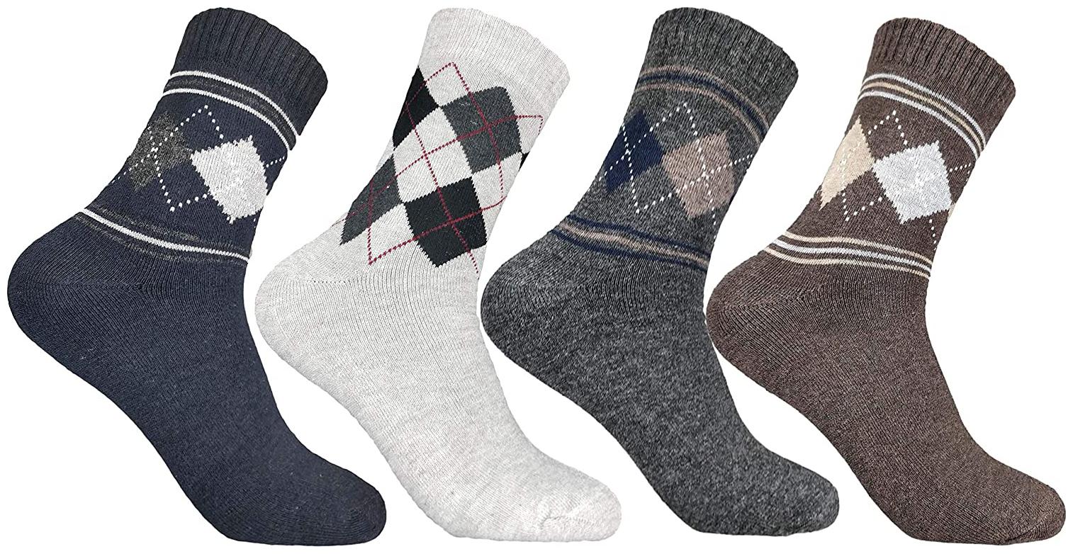 

Pinkit Multi Wool Calf length socks ( Pack of 4 )