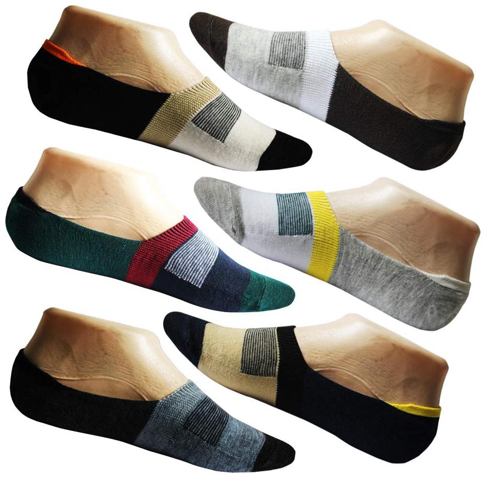 

PINKIT Multi Cotton No show socks ( 6 pairs )