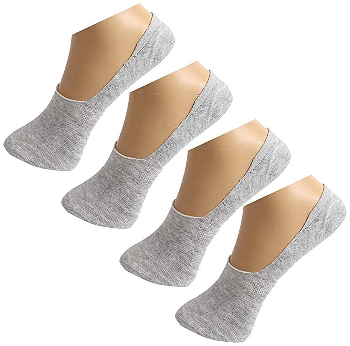 

Pinkit Grey Wool Ankle length socks ( Pack of 4 )