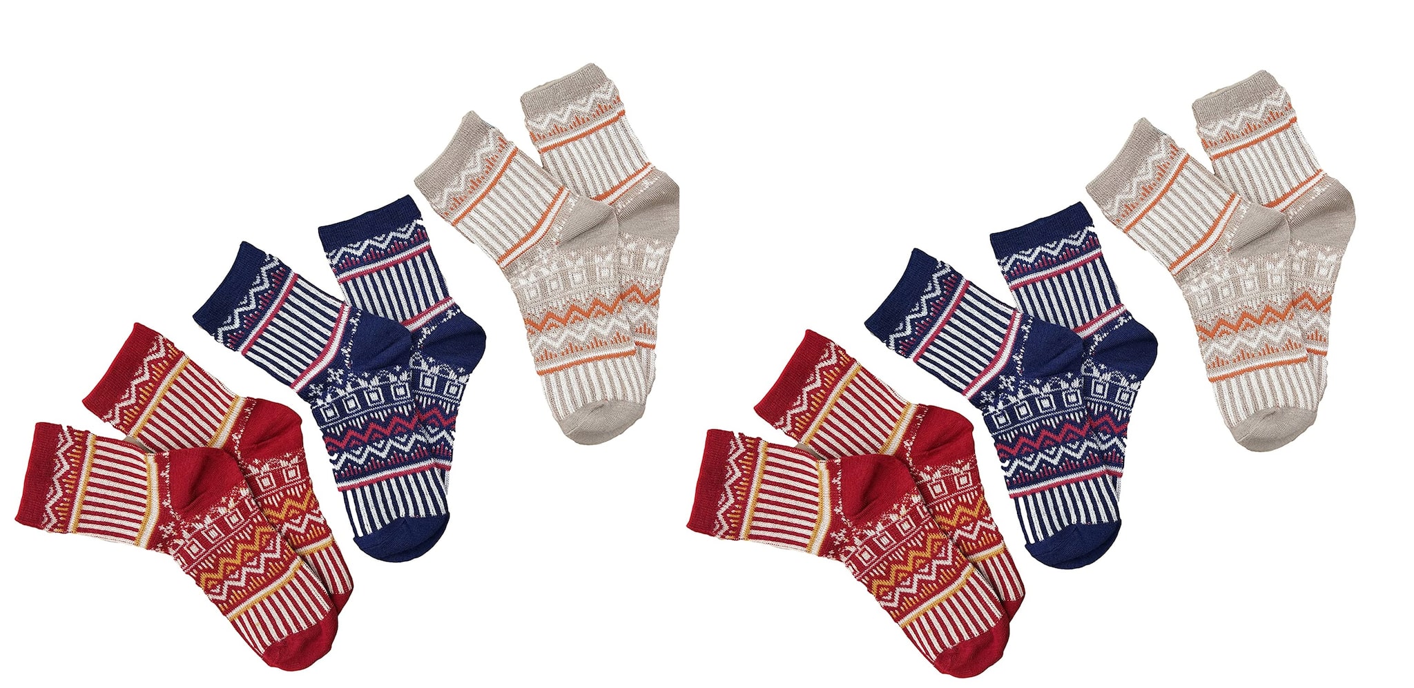

Pinkit Women S Winter Cashmere Socks (Multicolour Free Size) -Pack Of 6 Pairs