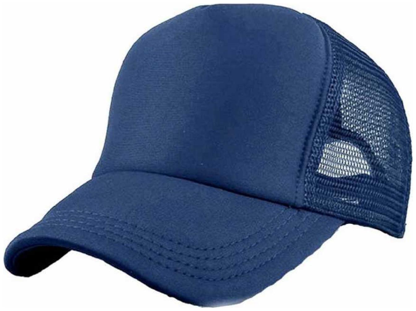 

Plain Blue Half Netted Baseball Cap