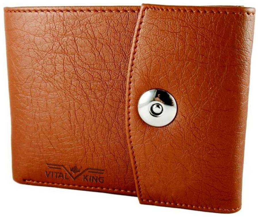 

FASHLOOK Men Tan Leather Bi-Fold Wallet ( Pack of 1 )
