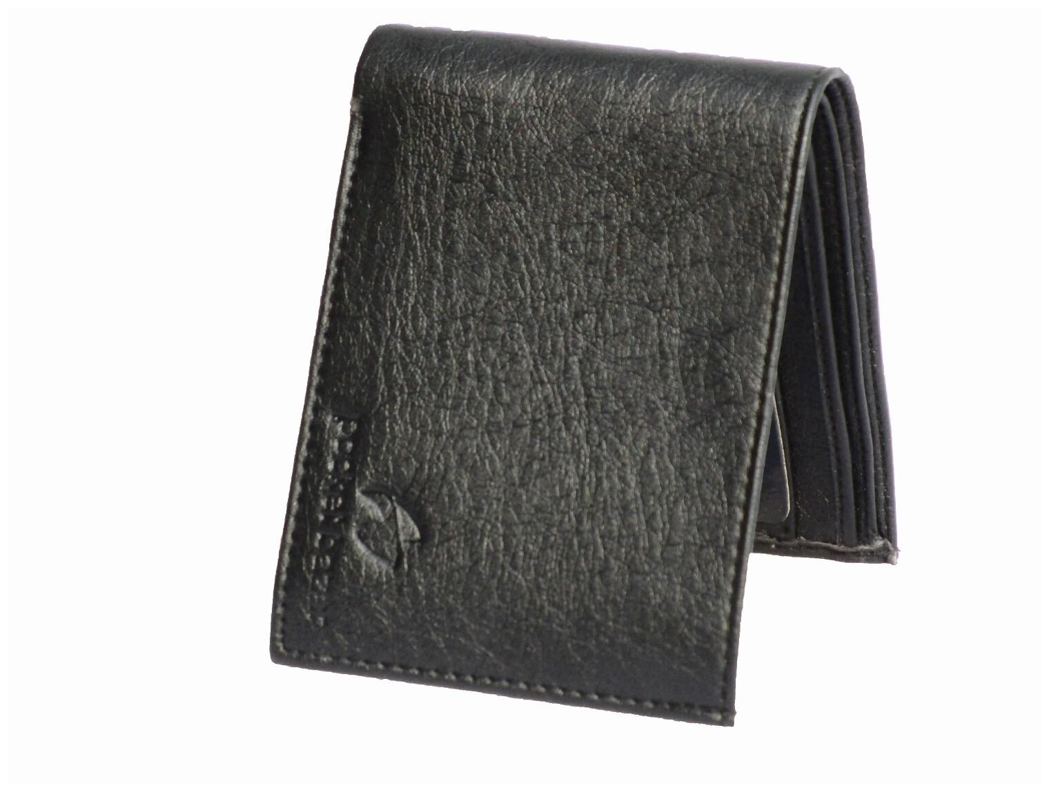 

pocket bazar Men Black Synthetic leather Bi-Fold Wallet ( Pack of 1 )
