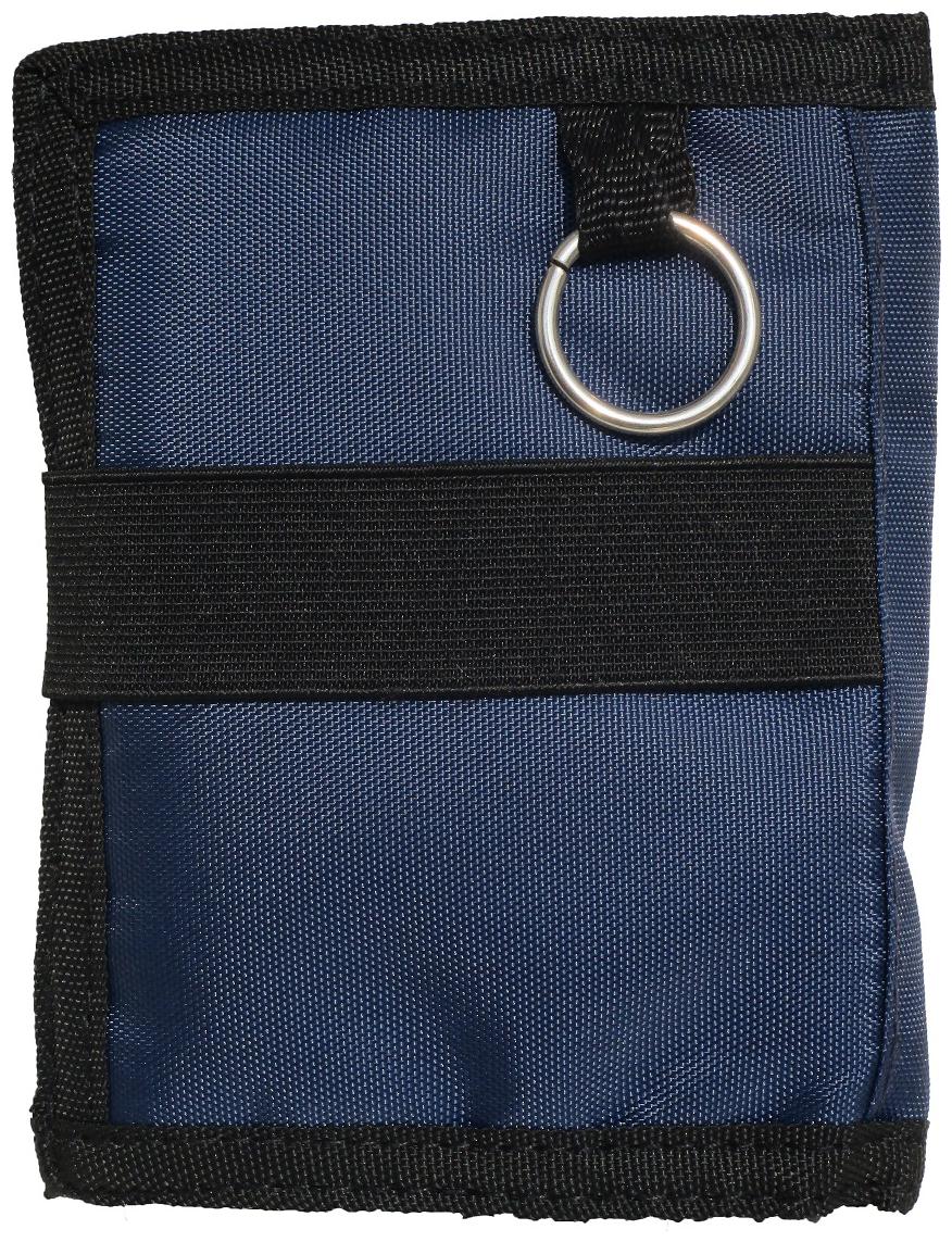 

pocket bazar Men Blue Fabric Wallet (7 Card Slots)