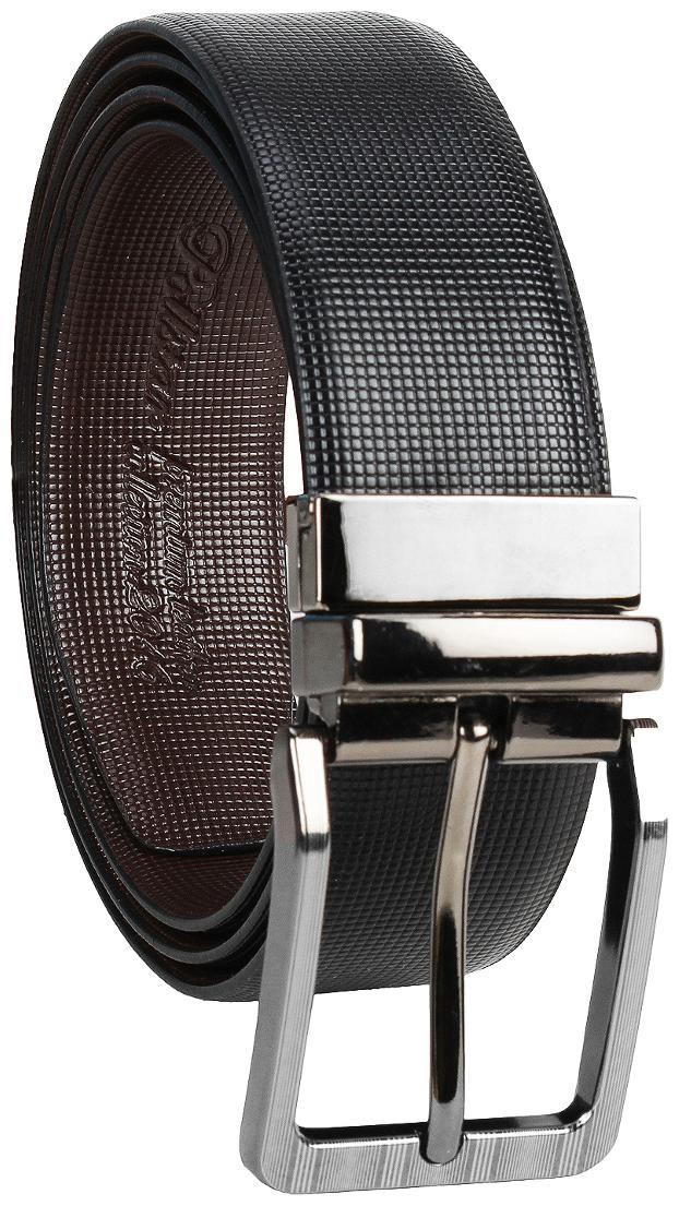 

POLLSTAR Black Brown Italian Leather Belt for Men Business Style 35mm (BT106)