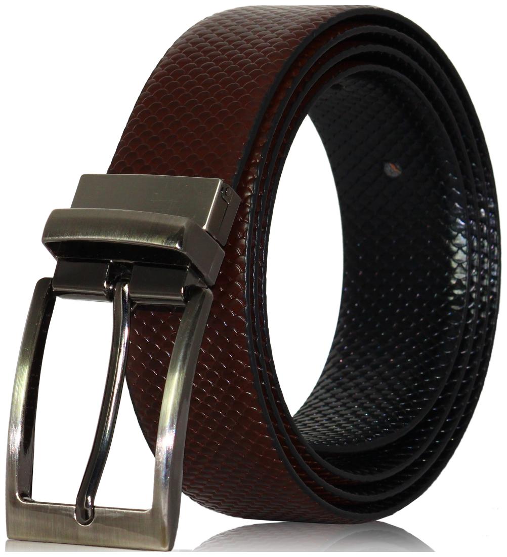

POLLSTAR Men s Leather Reversible Belt (BT121)